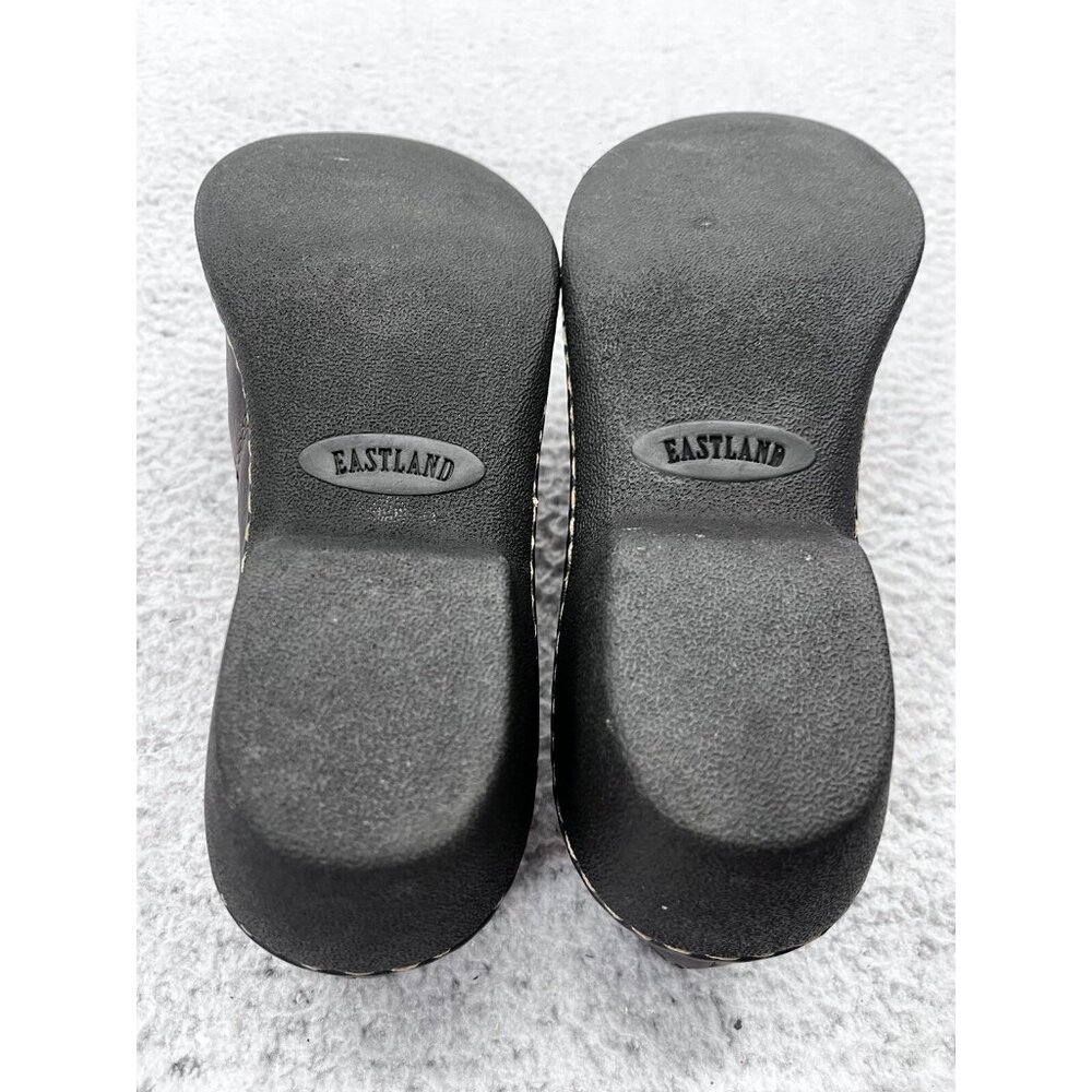 Women's Eastland Amore Brown Slip On Mule Shoes Size 10 M - Picture 9 of 10